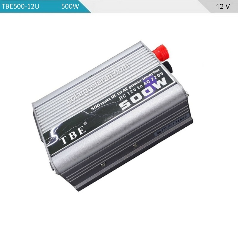 مبدل برق خودرو 500 وات 12 ولت به 220 ولت تی بی ای