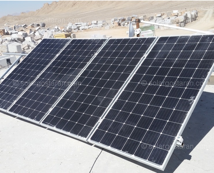 پروژه برق خورشیدی معدن سنگ لاشتر- اصفهان