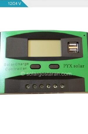 شارژ کنترلر خورشیدی 10 آمپر 12/24 ولت PYX