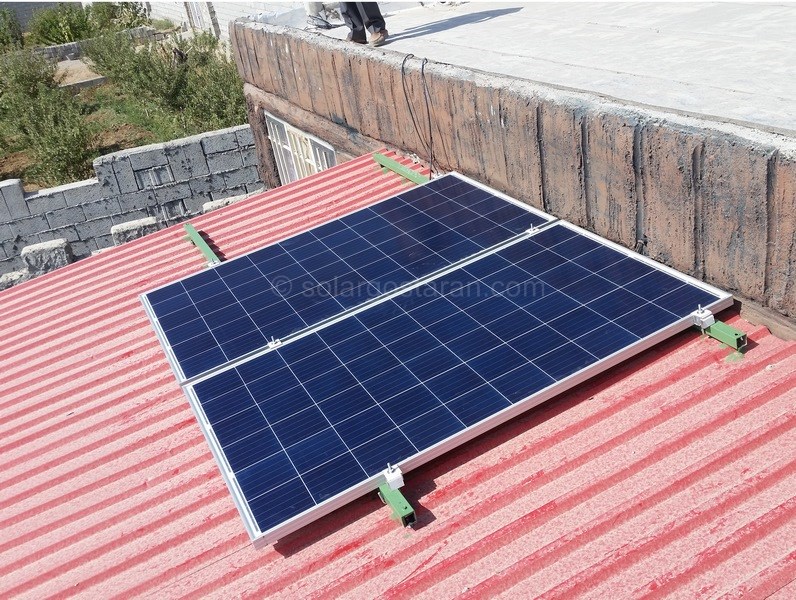پروژه برق خورشیدی 2000 وات نجف آباد