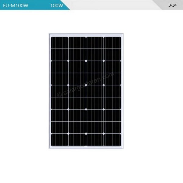پنل خورشیدی 100 وات مونوکریستال