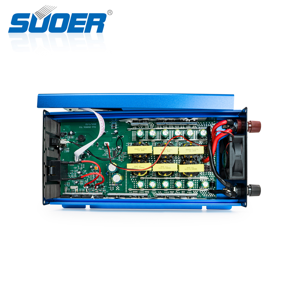 مبدل برق خودرو 5000 وات 12 ولت Suoer مدل SAA-D5000A - Image 2